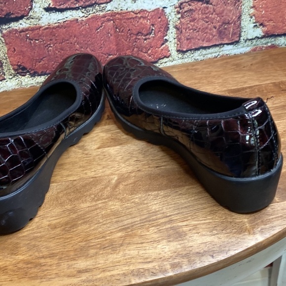 Josef Seibel AirPed Plus Patent Leather Croc Print Wedge Comfort 6-6.5 EU 37 - Picture 9 of 15